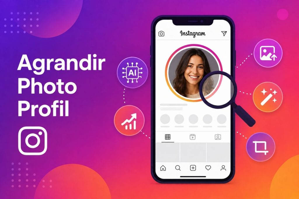 agrandir une photo Instagram