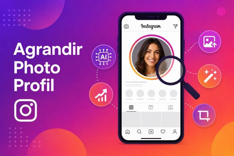 agrandir une photo Instagram